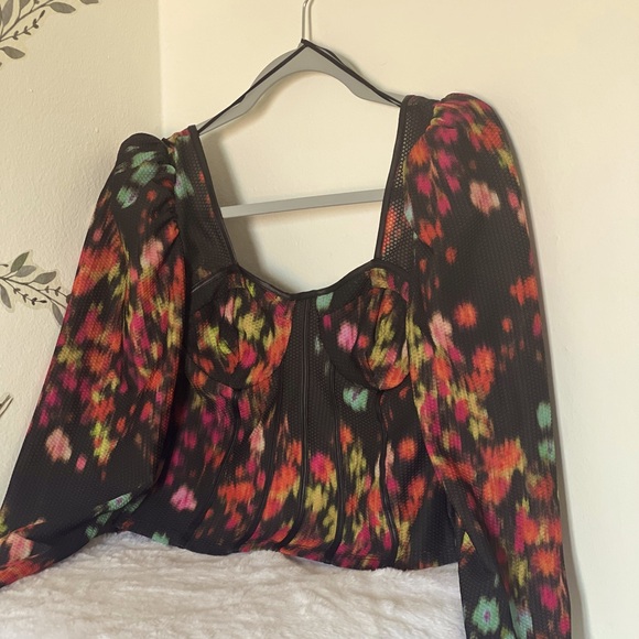 Guess Tops - GUESS bustier long sleeve top